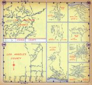 Plate 099 and 100, Los Angeles County 1956